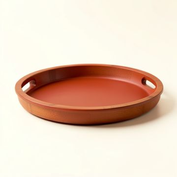 Glen Crossing Serving Tray - Terracotta (synthetic illustration; no displayed measurements)