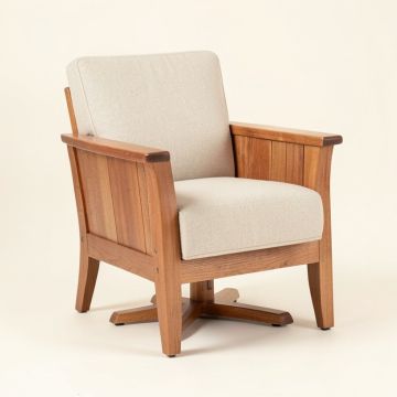 Esme 25.5 '' Wide Polyester Swivel Armchair (synthetic illustration; no displayed measurements)