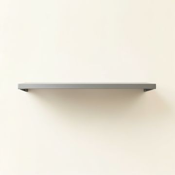 Maple Brook Wall-Mounted Shelf - Gray (synthetic illustration; no displayed measurements)