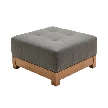 Heberling 40 '' Tufted Square Standard Ottoman