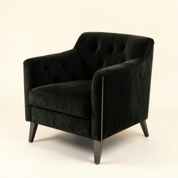 Alfredo 26 '' Wide Tufted Velvet Side Chair (synthetic illustration; no displayed measurements)