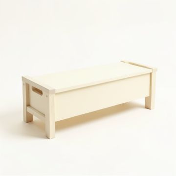 Juniper Bridge Narrow Outdoor Storage Bench - Cream (synthetic illustration; no displayed measurements)