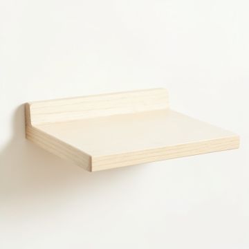 Holly Dell Wall-Mounted Cat Perch - Ivory (synthetic illustration; no displayed measurements)