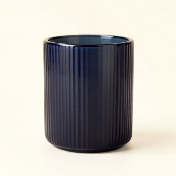Field Bridge Empty Candle Holder - Navy (synthetic illustration; no displayed measurements)