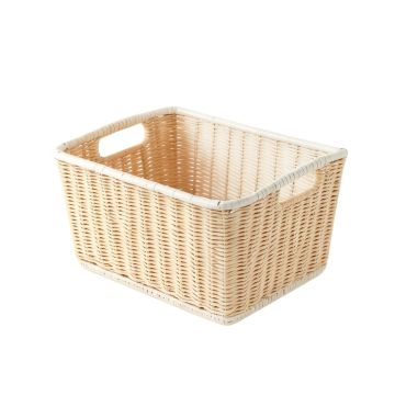 Wren Bridge Empty Storage Basket - White