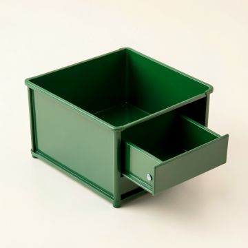 Stone Arc Empty Coffee-Station Organizer - Green (synthetic illustration; no displayed measurements)