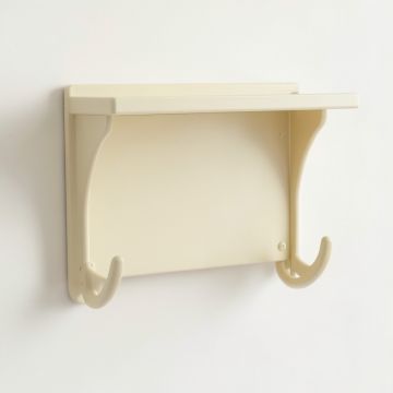 Oak Bluff Wall-Mounted Entryway Organizer Shelf - Cream (synthetic illustration; no displayed measurements)
