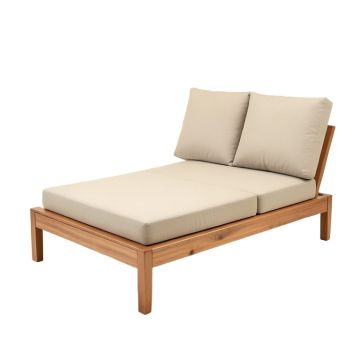51.18 '' Wide Outdoor Patio Daybed With Cushions