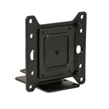 Black Fixed Desktop Mount Holds Up To 88 Lbs