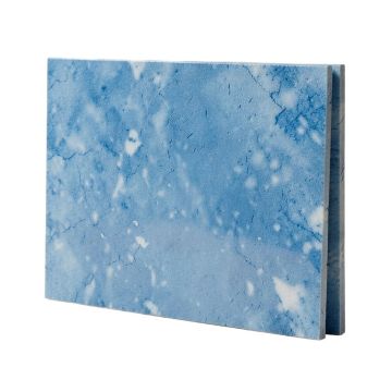 Roman Selection Glass Mosaic Tile In Iced Blue