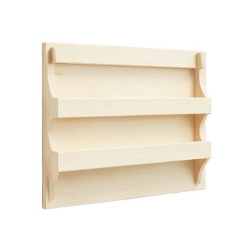 Juniper Canyon Empty Wall-Mounted Tool Organizer Panel - Ivory