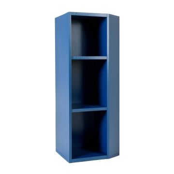 Heath Bluff Narrow Cubby Tower - Blue (synthetic illustration; no displayed measurements)