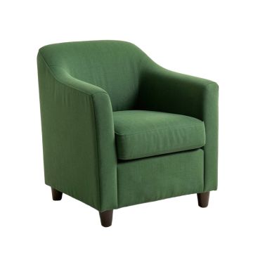 Ineye Cotton Dining Chair In Green
