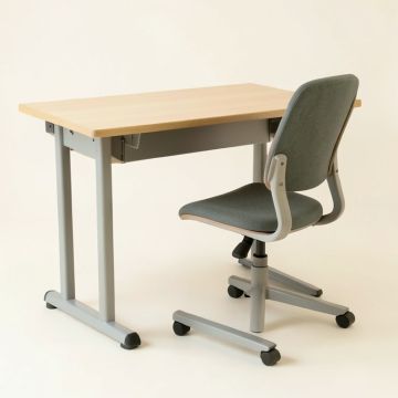 Barfield 34.25 '' W Art Desk And Chair Set (synthetic illustration; no displayed measurements)
