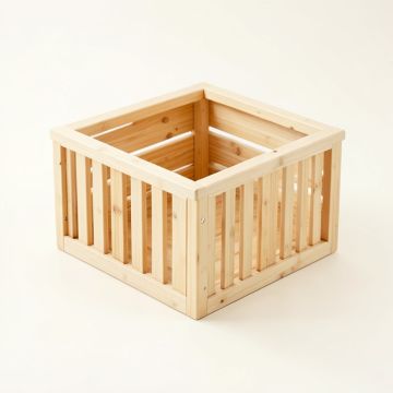 Meadow Dell Empty Furniture-Style Litter Enclosure - Ivory (synthetic illustration; no displayed measurements)
