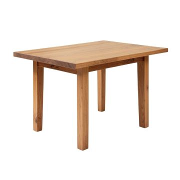Deserae Rubberwood Solid Wood Dining Table