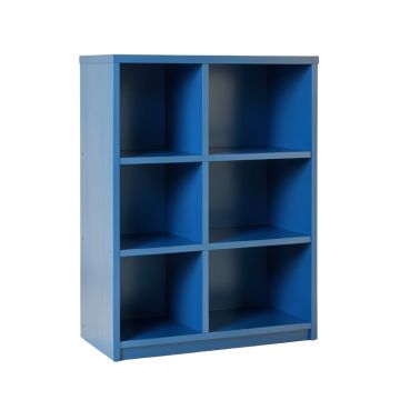 Vale Falls Freestanding Bookcase - Blue