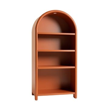 River Falls Freestanding Bookcase - Terracotta