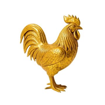 Embossed Metal Rooster Wall Décor