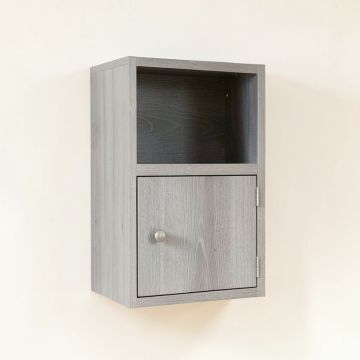Cliff Bend Wall-Mounted Entry Cabinet - Gray (synthetic illustration; no displayed measurements)