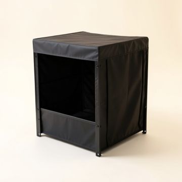 4 Ft. Heavy Duty Log Rack With Cover (synthetic illustration; no displayed measurements)