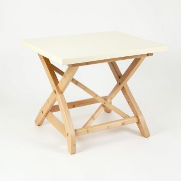 Harbor Brook Patio Table - Cream (synthetic illustration; no displayed measurements)