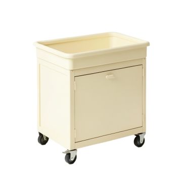 Sage Bluff Empty Rolling Workshop Cart - Cream