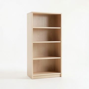 Clay Bridge Freestanding Bookcase - Beige (synthetic illustration; no displayed measurements)