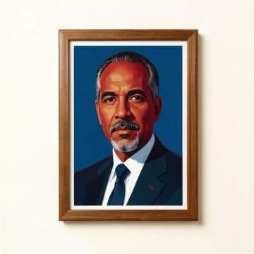Barack - Graphic Art Print (synthetic illustration; no displayed measurements)