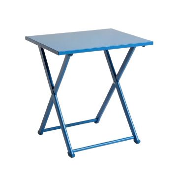 Reed Arc Compact Balcony Table - Blue