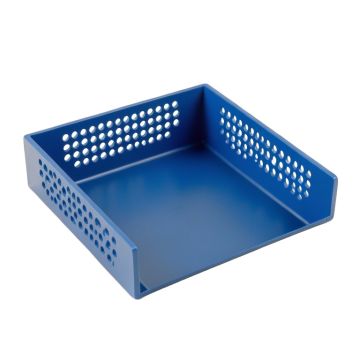 Elm Dale Empty Under-Desk Cable Tray - Blue