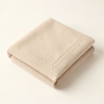 Cove Edge Bath Towel - Beige (synthetic illustration; no displayed measurements)
