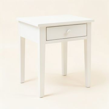 Harbor Field Side Table - White (synthetic illustration; no displayed measurements)