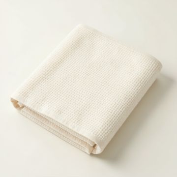 Hazel Branch Bath Towel - Cream (synthetic illustration; no displayed measurements)
