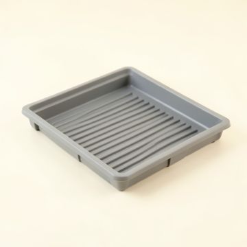 Moss Crossing Empty Under-Desk Cable Tray - Gray (synthetic illustration; no displayed measurements)