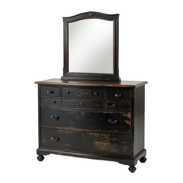 Lockridge 9 Drawer Chest With Mirror