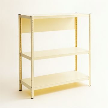 Dune Edge Desktop Shelving Unit - Cream (synthetic illustration; no displayed measurements)