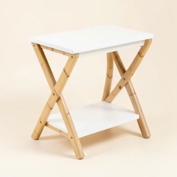 Dune Crossing Side Table - White (synthetic illustration; no displayed measurements)
