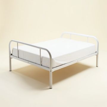 Fayas Metal Twin Platform Bed (synthetic illustration; no displayed measurements)