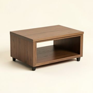 Hahn Floor Shelf Coffee Table With Storage (synthetic illustration; no displayed measurements)