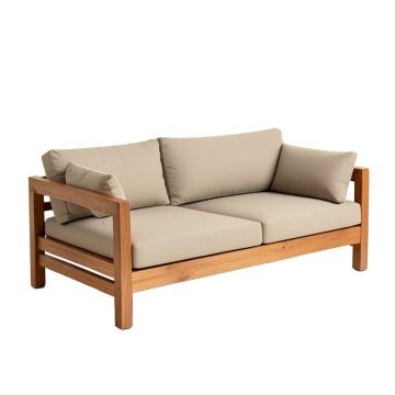 Trevion Extendable Patio Sofa With Cushions