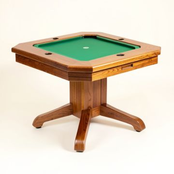 Cedar 6 Sided Poker Table (synthetic illustration; no displayed measurements)
