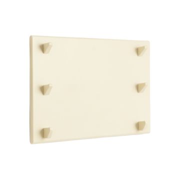 Harbor Dale Empty Wall-Mounted Tool Organizer Panel - Cream