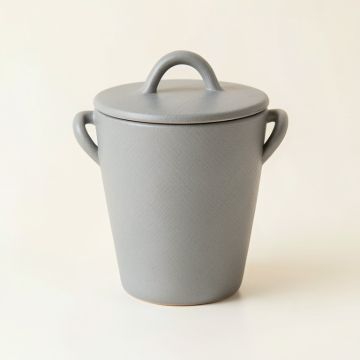 Ash Bluff Storage Canister With Lid - Gray (synthetic illustration; no displayed measurements)