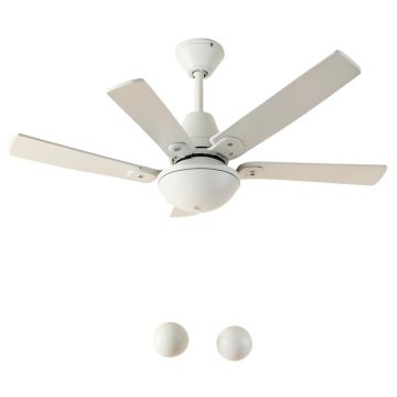 37 '' Slemp 3 - Blade Flush Mount Ceiling Fan With Remote Control