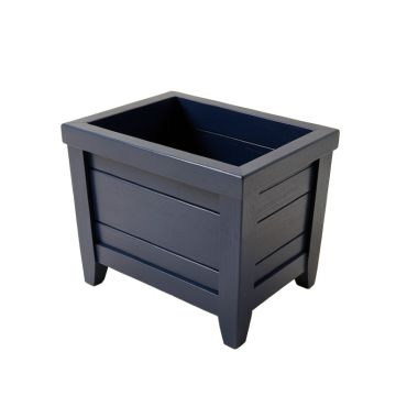 Brook Canyon Empty Raised Planter - Navy (synthetic illustration; no displayed measurements)