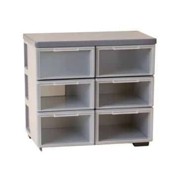 Rutledge 43.5 '' W Diy 12 Cube Portable Storage Organizer Clothes Cabinet