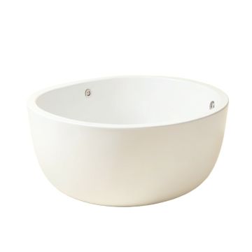 Ursula 59 '' X 28 '' Freestanding Soaking Acrylic Bathtub