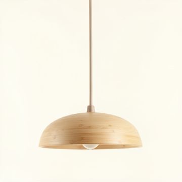 Juniper Canyon Pendant Light Suspended From One Plain Cable - Beige (synthetic illustration; no displayed measurements)