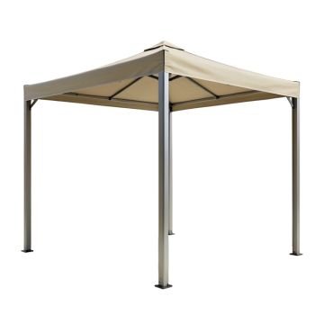 9.5 Ft. W X 13 Ft. D Aluminum Pergola With Canopy